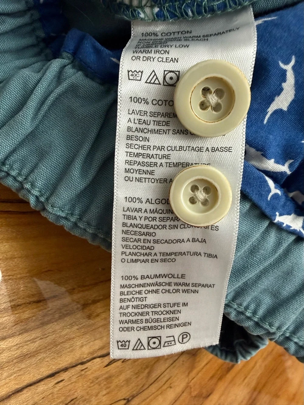 Tommy Bahama Cargo Shorts XL Blue Drawstring Island Casual Coastal - Picture 8 of 13